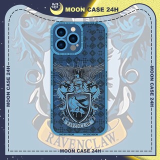 Ốp lưng iphone cạnh vuông Moon Case Nhà Ravenclaw 7/7plus/8/8plus/x/xs/11/12/13/14pro/max/plus/promax