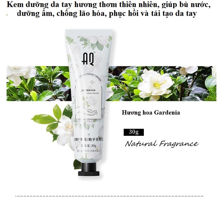 Kem xoa tay hương thơm hoa trái thiên nhiên, giúp da mềm, mịn, sáng đẹp