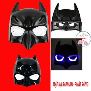 Mặt nạ người dơi batman có đèn led hoá trang Cosplay chơi trung thu HALOWEEN/ Mặt nạ batman