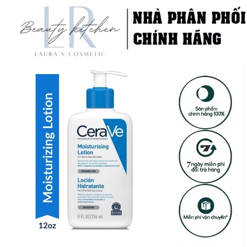 Kem dưỡng ẩm Cerave Daily Moisturizing Lotion 236ml cấp ẩm phục hồi da | BigBuy360 - bigbuy360.vn