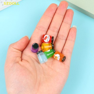 Set 5 mô hình thức ăn mini trang trí nhà búp bê tỉ lệ 1: 12