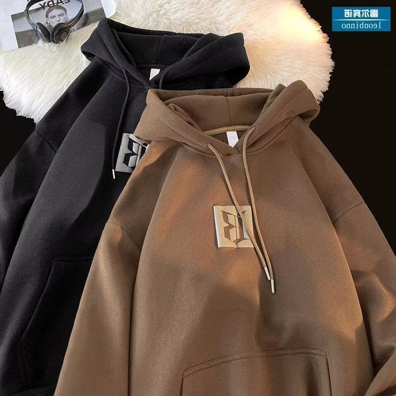 Áo Hoodie Tay Dài In Chữ Thời Trang hip hop Đường Phố Nhật Bản