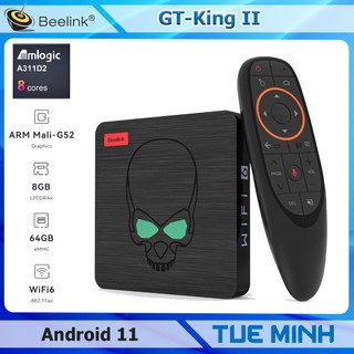 Android tv box beelink gt-king ii - ram 8gb, android 11, cpu amlogic 8 cores
