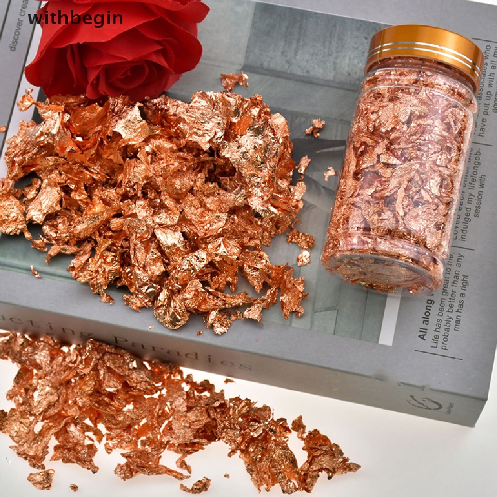 1 Lá Vàng / Bạc 2g Dùng Trang Trí Móng Tay Nghệ Thuật