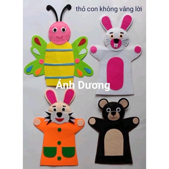 Dối tay vải nỉ truyện thỏ con không vâng lời