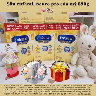 Sữa enfamil neuropro Mỹ 890G ✈️👶🏻 Sữa phát triển toàn diện cho bé 🎁Tặng quà hộp trữ sữa✈️