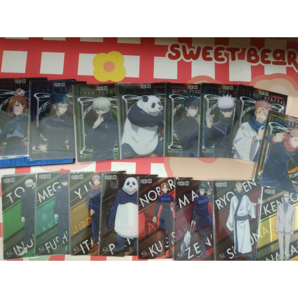 RANDOM/NGẪU NHIÊN Card Anime Jujutsu Kaisen/Chú Thuật Hồi Chiến JJK