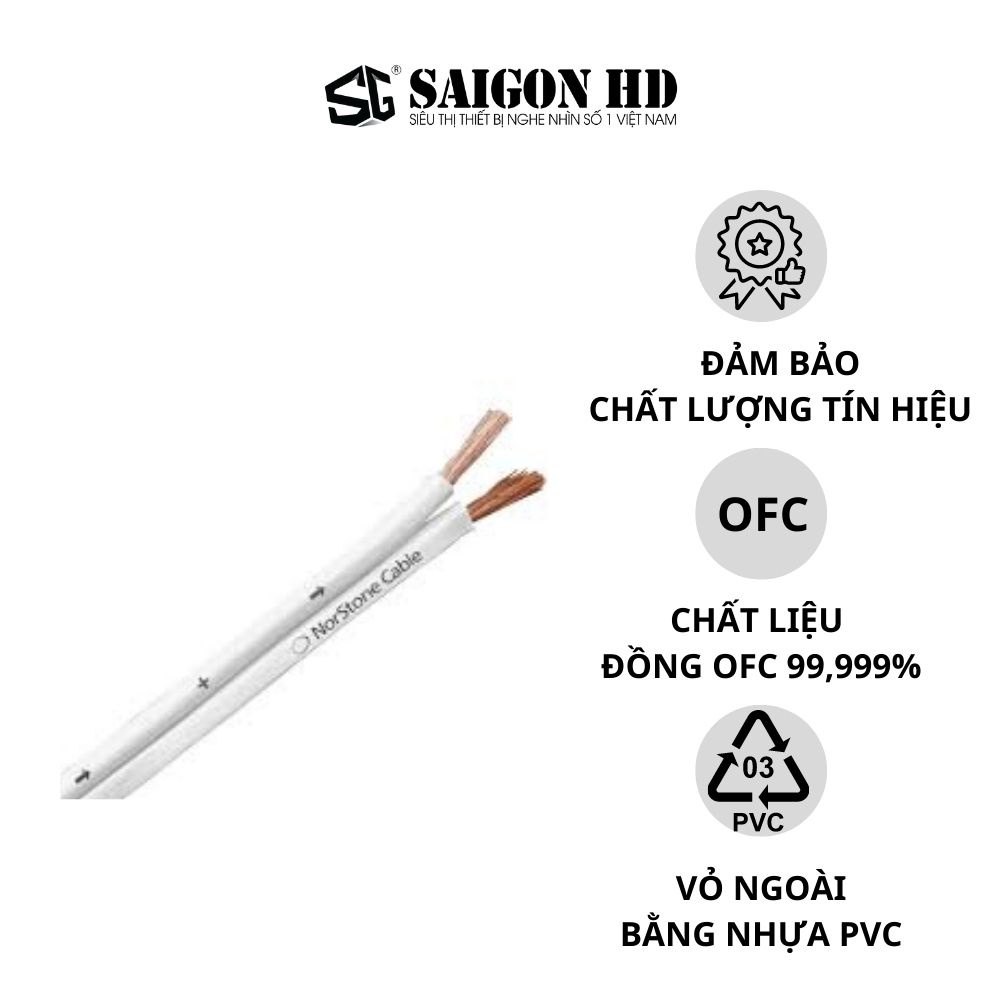 Dây loa Norstone 150 Speaker Cable - Hàng Chính Hãng, Bảo Hành 3 Tháng ( Dài 1 mét )