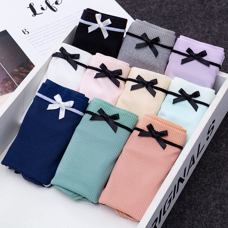 Set 5 Quần Lót Thoáng Khí Thời Trang Mùa Hè Cho Nữ