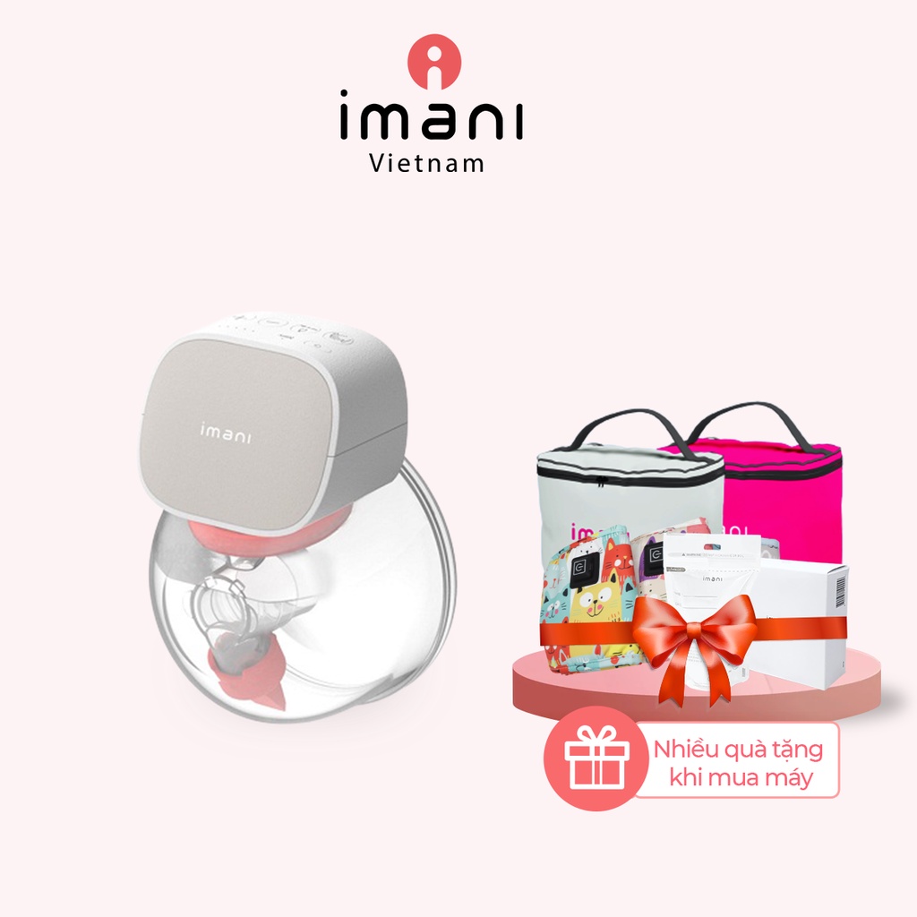 Máy hút sữa IMANI I2 máy hút sữa không dây thiết kế nhỏ gọn, dễ cầm nắm