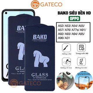 Cường lực oppo a76 a16 a16k a16s a1k a5s a7 a12 a12s r17 pro a5 a9 2020 a31 a8 a52 a72 a92 a53 a32 a15 a15s [Baiko]