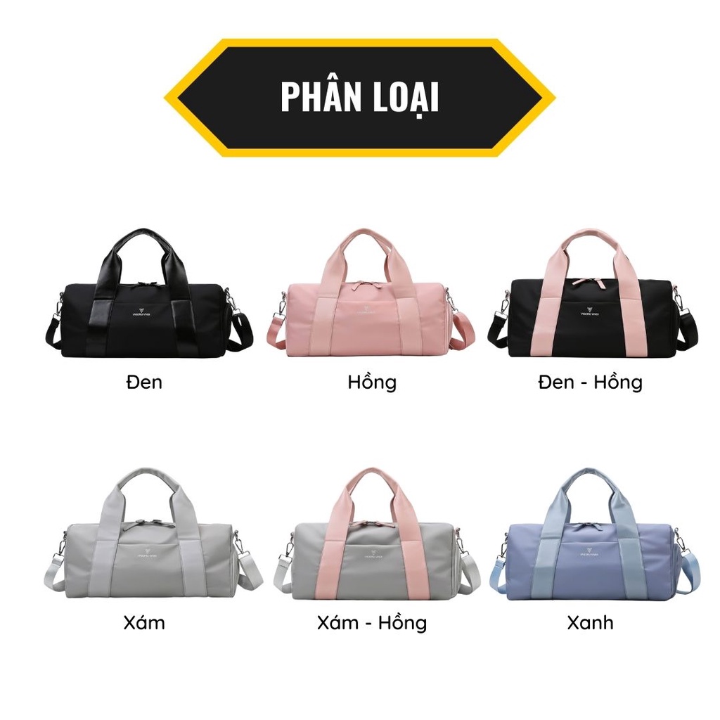 Túi xách thể thao du lịch, tập gym đa năng có ngăn để giày - GOTO