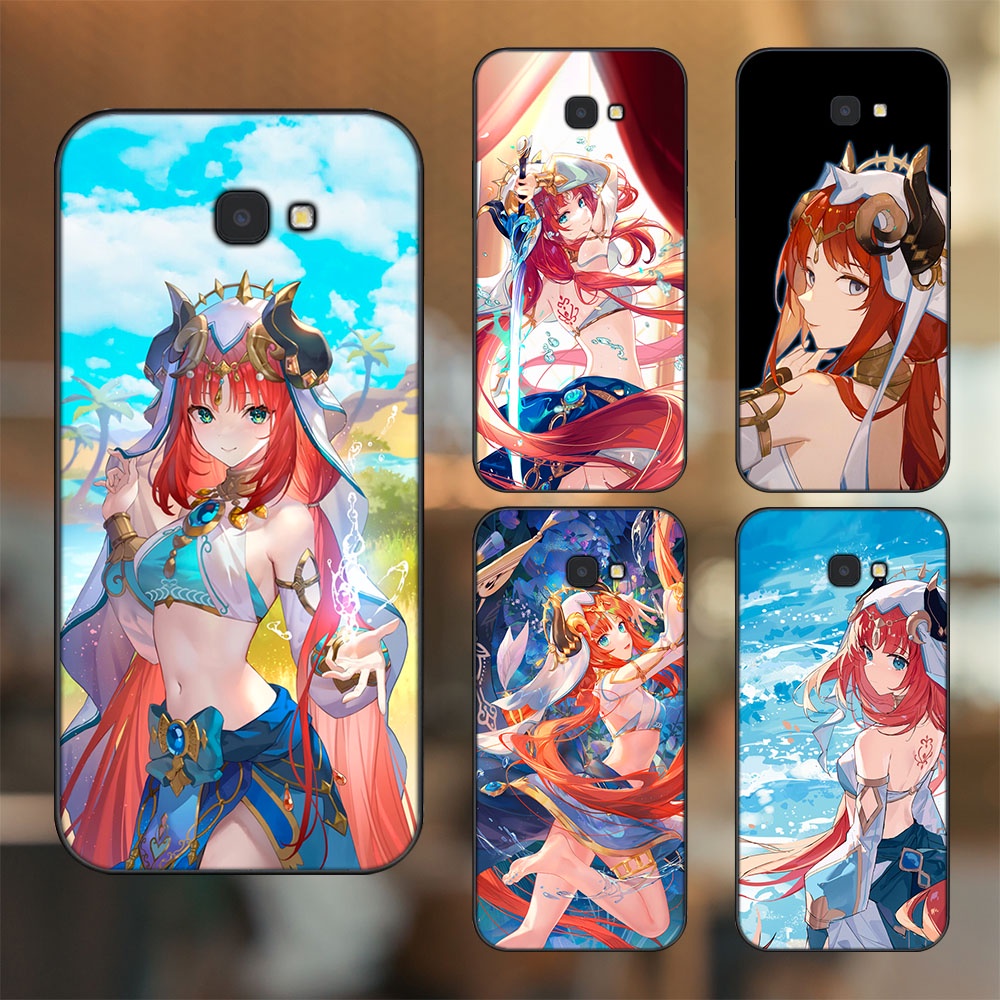 Ốp lưng Samsung J4 Plus viền đen in hình Nilou Genshin Impact