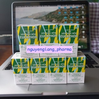 Viên nang mềm eucaphor lọ 40 viên - hỗ trợ thanh giọng, hạn chế ho nhiều