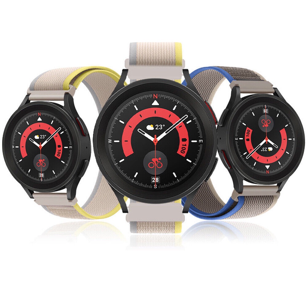 Dây Đeo Nylon 18mm 20mm 22mm Cho Garmin Forerunner 265 S Venu 2 S Plus SQ2 Garmin Forerunner 255 / 55 / 158