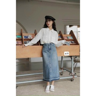 CHÂN VÁY JEANS (KÈM VIDEO HÌNH THẬT)