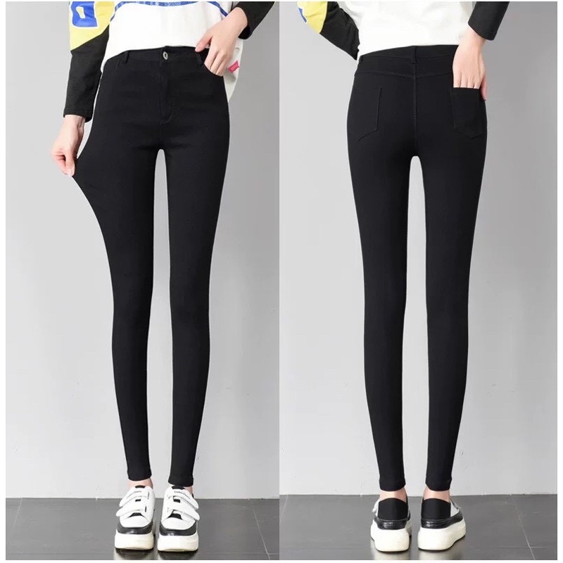 Quần Kaki Thun skinny Màu Trắng ,Đen  Qkaki Size<60kg