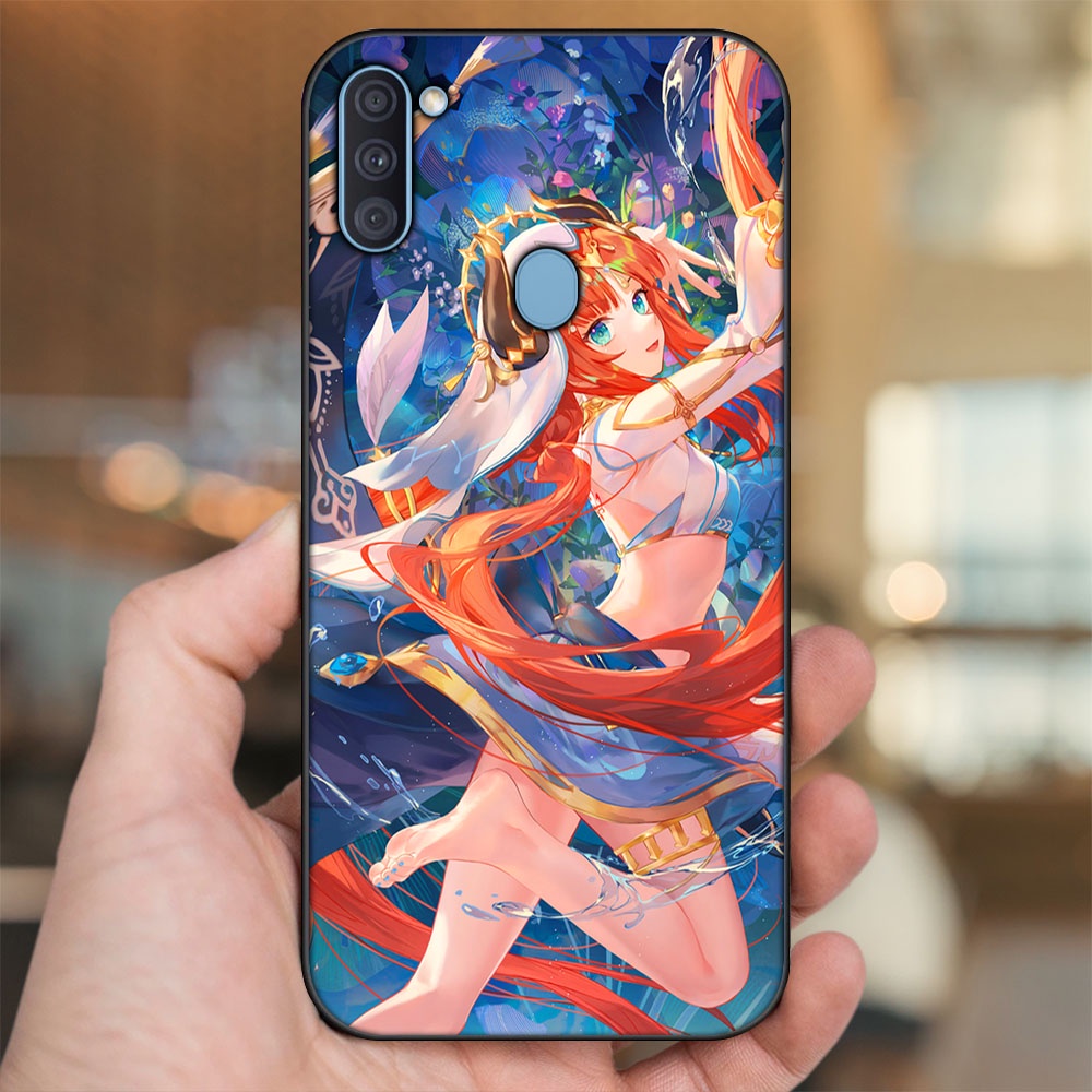 Ốp lưng Samsung A11, M11 viền đen in hình Nilou Genshin Impact