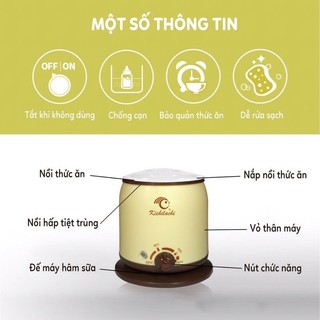 Máy hâm sữa ủ sữa đa năng kichi  cho bé