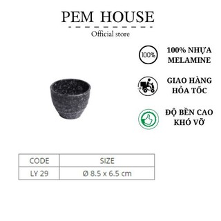 Ly Nhựa Melamine Vân Đá- Ly29