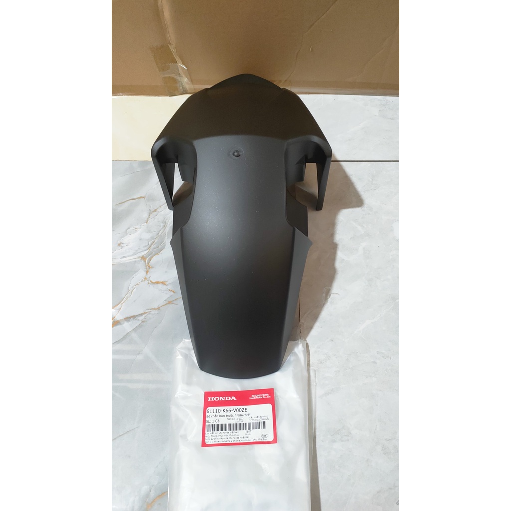 Bộ chắn bùn trước - dè trước HONDA AIR BLADE 125 năm 2015-2016-2017-2018 màu Đen nhám. *NHA76M*