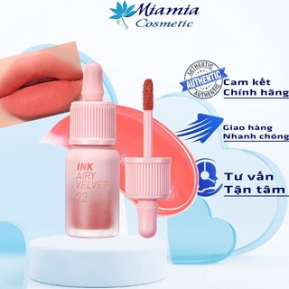 Son Ink Airy 22 Center Peach Hồng Cam Lì Peripera Ink Airy Velvet Lip Tint Mới Nhất 4g [CAM KẾT CHÍNH HÃNG]