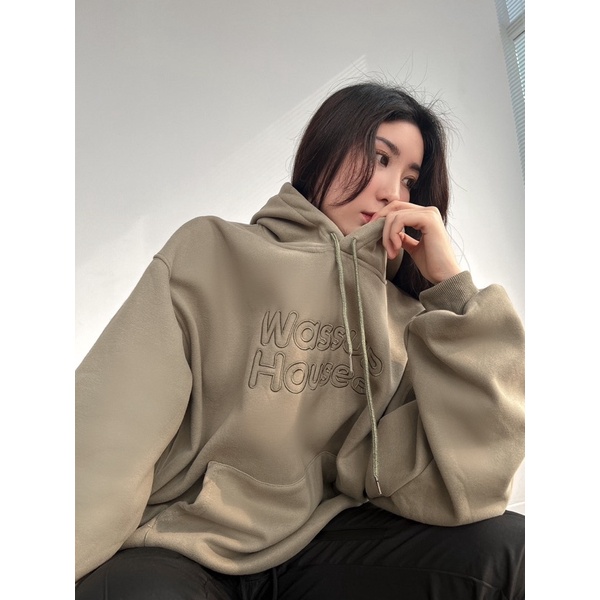 Áo hoodie unisex  WASSUP HOUSE cao cấp AN5082 by COCCACH
