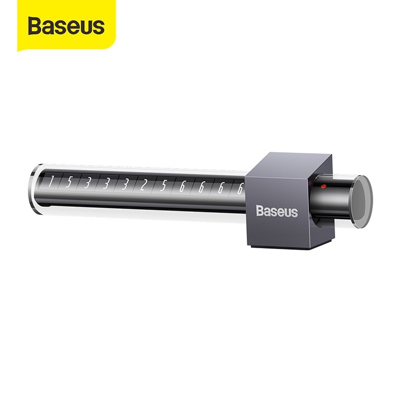 Bảng số điện thoại ô tô Baseus sử dụng đỗ xe tạm thời dễ dàng lật mặt che số  dùng trên xe hơi oto