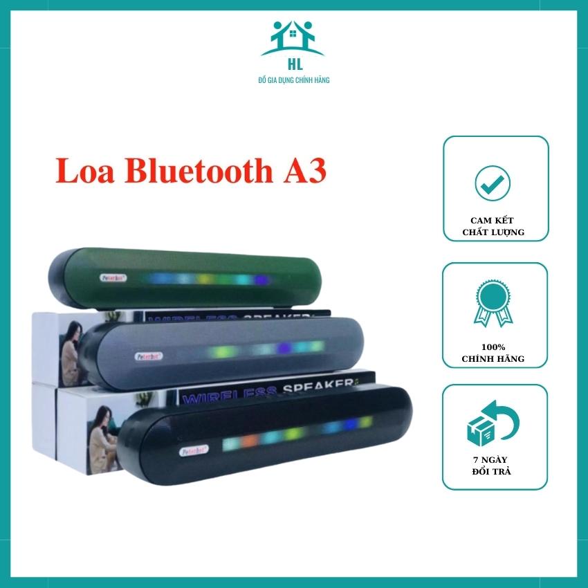 Loa bluetooth A3 mini mới nhất 2 loa Bass mạnh âm thanh đỉnh có kết nối máy tính BH 1 đổi 1 6 tháng
