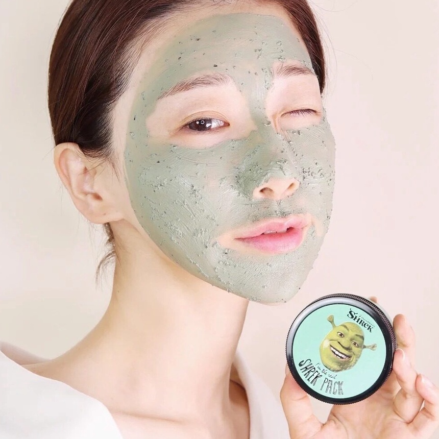 Mặt Nạ Đất Sét Bạc Hà I'm The Real Shrek Pack OLIVEYOUNG