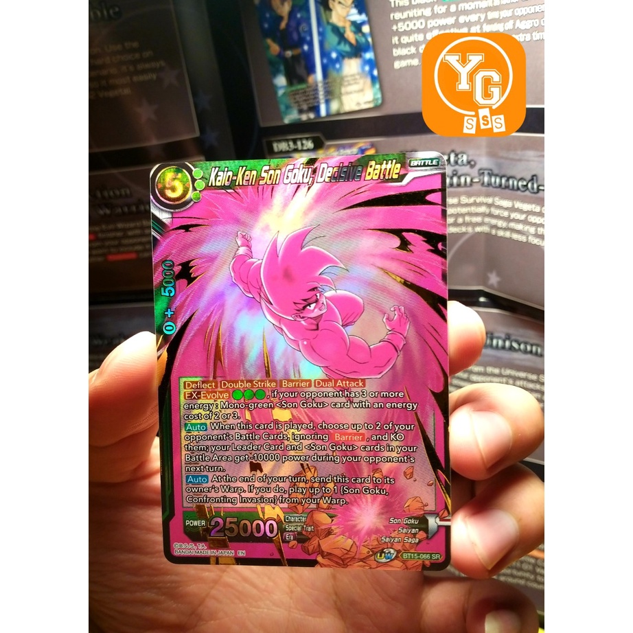 Chính hãng Bandai Kaio-Ken Son Goku, Decisive Battle - BT15-066 - Super Rare