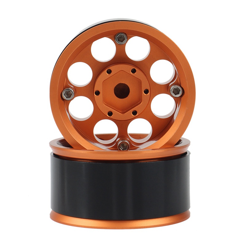 Set 4 Vành Bánh Xe 1.55 Bằng Kim Loại Cho Xe Điều Khiển 1 / 10 RC Axial Yeti Jr RC4WD D90 TF2 Tamiya CC01 LC70 MST JIMNY