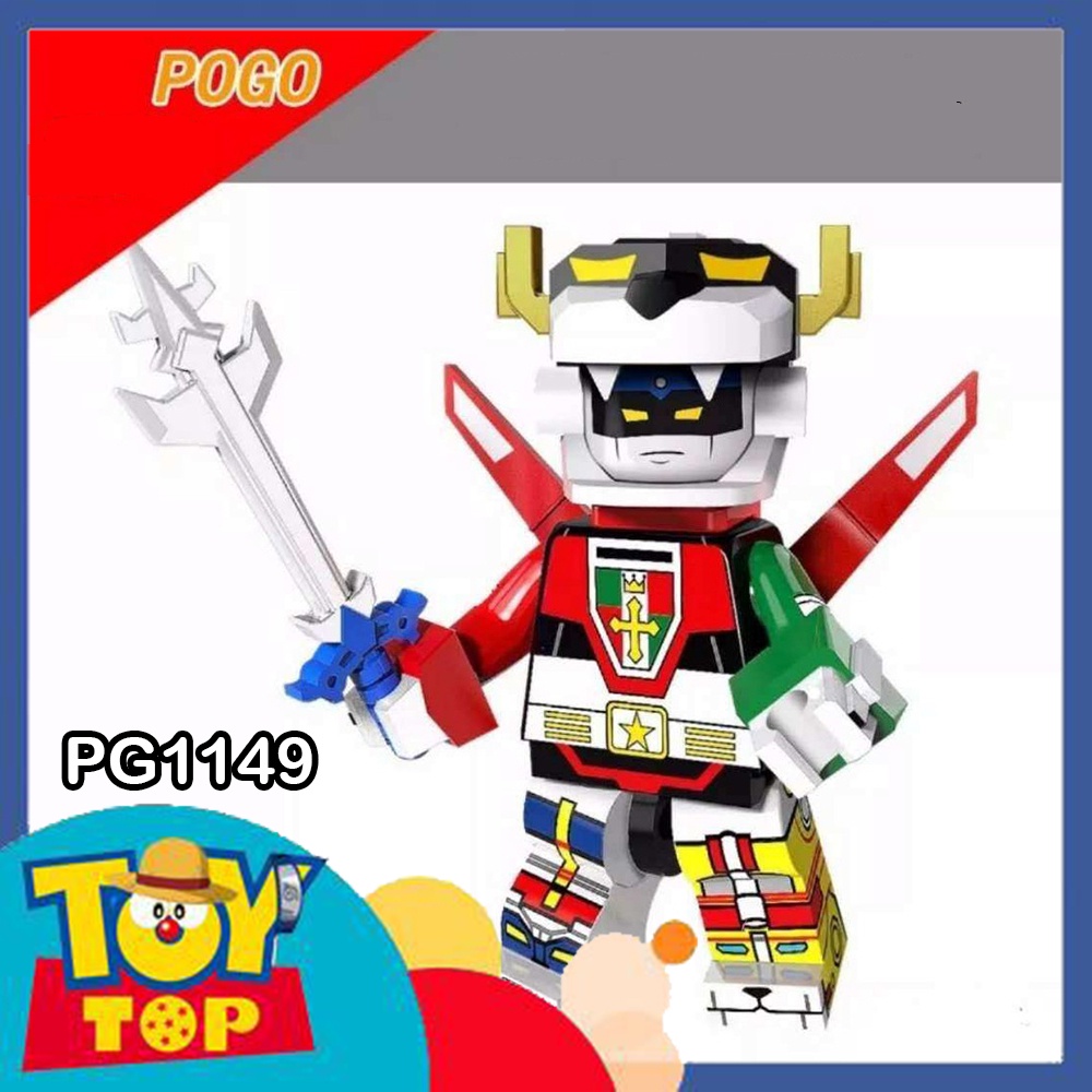 Đồ chơi lắp ráp mini nhân vật người máy robot dũng sĩ Hesman Voltron xếp hình mini POGO PG1149 PG1401