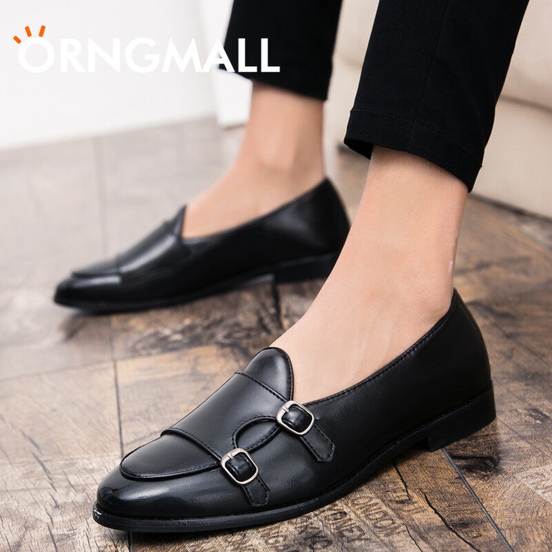 Giày Da Ý ORNGMALL Cho Nam, Giày Thiết Kế Trang Trọng, Giày Cưới, Giày Oxford Cho Doanh Nhân