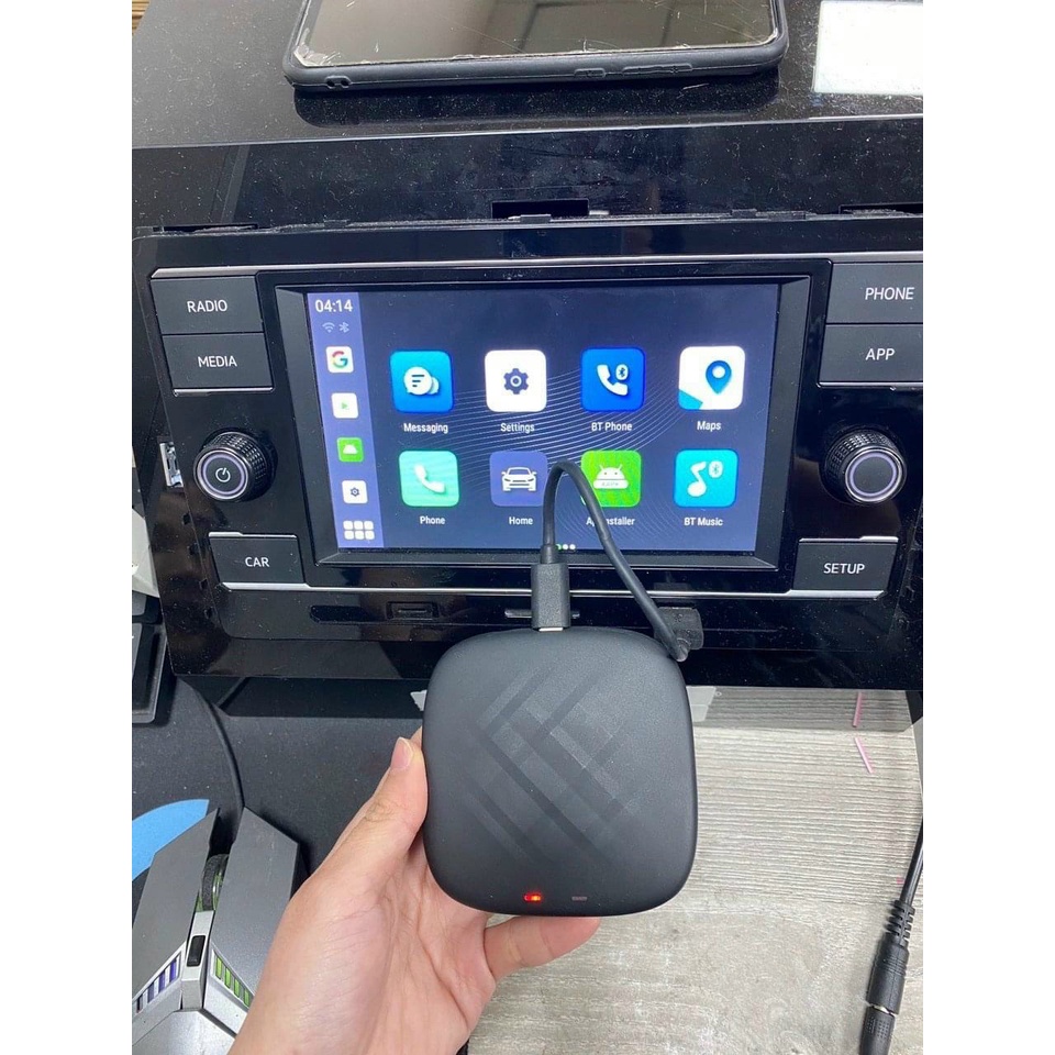 CARPLAY ANDROID BOX AI XE KIA SELTOS TẶNG VM S2 – BIẾN MÀN HÌNH ZIN CỦA Ô TÔ THÀNH MÀN HÌNH ANDROID – RAM 4GB CẮM SIM 4G