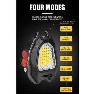 đèn móc khóa LED COB 800 đèn led 5in1