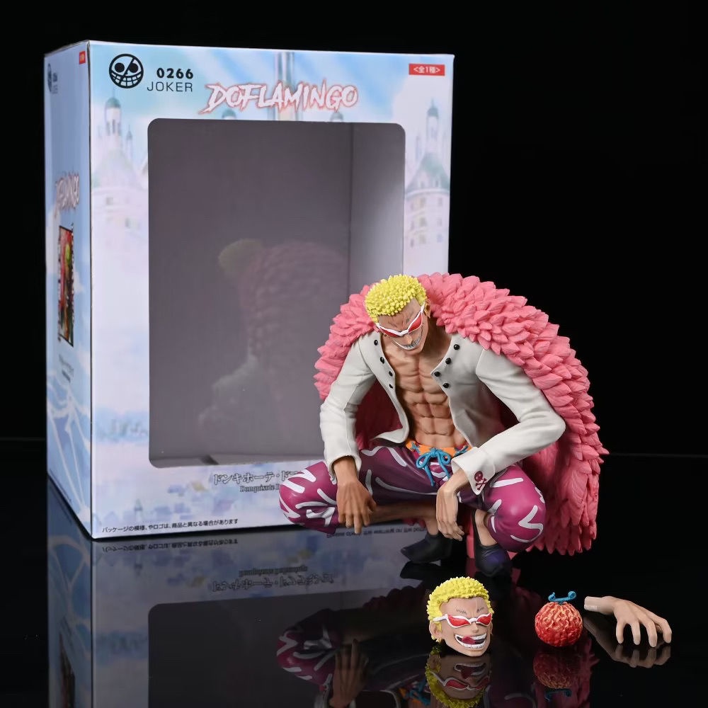 ✨Insgk Mô Hình Điêu Khắc Hai Đầu Qiwuhai Doflamingo Don Quixote Trong One Piece
