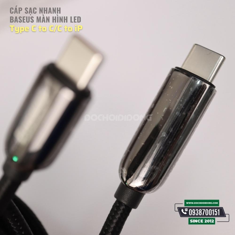 Cáp Sạc Nhanh Có Màn Hình LED Baseus Display &amp; Fast Charge Type C