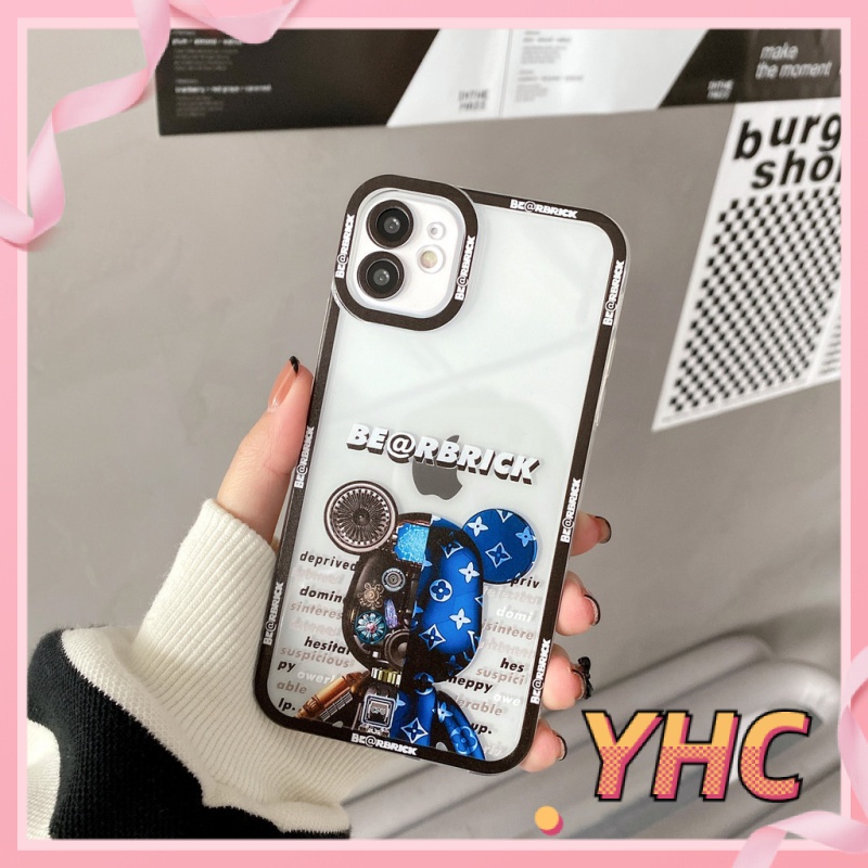 ốp iphone In Hình Gấu Hoạt Hình tương thích iPhone 6s 6splus 7 7plus 8 8plus X XS 11 12 Pro Max Plus Promax-2071