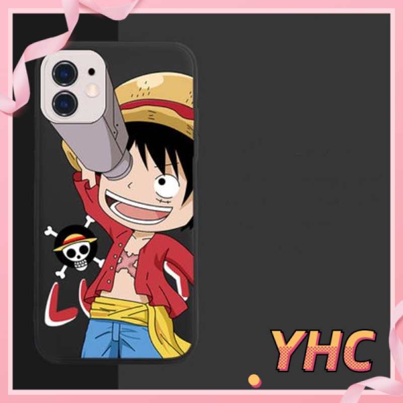 Ốp Điện Thoại Họa Tiết One Piece Luffy Cho iPhone 6s 6splus 7 7plus 8 8plus X XS 11 12 Pro Max Plus Promax-3065