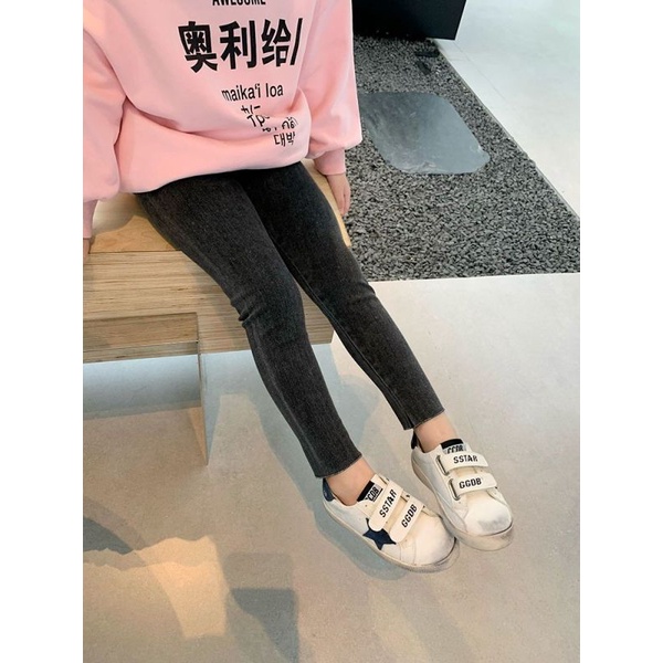 Quần Skinny Jean Dáng Ôm Co Giãn Thời Trang Mùa Thu Hàn Quốc Dành Cho Nữ