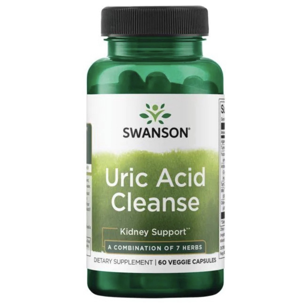 Viên uống Swanson Uric Acid Cleanse 60 viên hỗ trợ thải Uric Acid ngăn ngừa đau nhức
