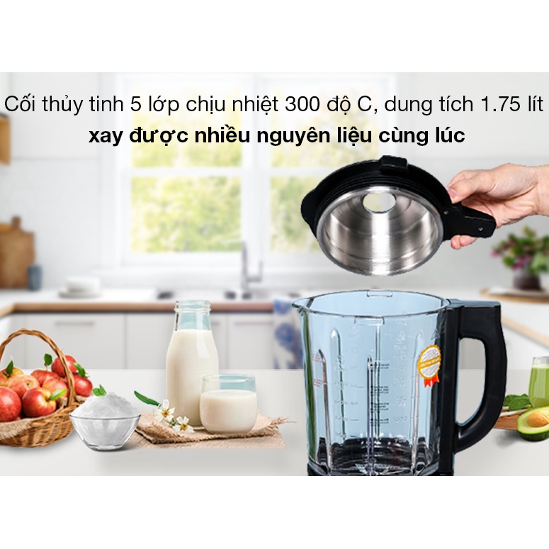 Máy say làm sữa hạt Unie V8S - Hàng chính hãng - Bảo hành 24 tháng  siêu mịn