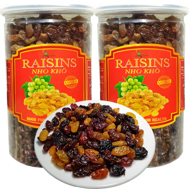 1kg nho khô mix 3 màu cao cấp tốt bổ dưỡng tốt cho sức khỏe SK FOOD