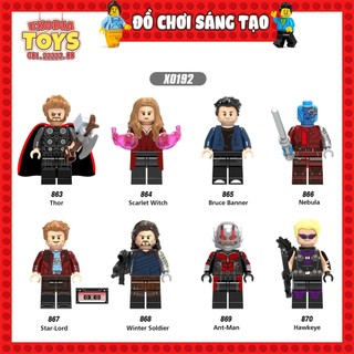 Xếp hình Minifigure Marvel Biệt đội siêu anh hùng Avengers Cuộc Chiến Vô Cực - Đồ Chơi Lắp Ghép Sáng Tạo - XINH X0192