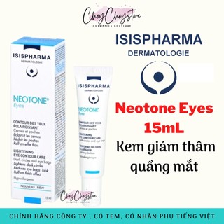 [TEM CTY] Kem Mắt ISIS PHARMA Neotone Eyes 15mL - Kem giảm thâm quầng mắt