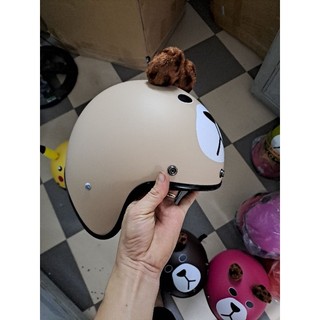 Mũ bảo hiểm picachu chùm tai 3/4