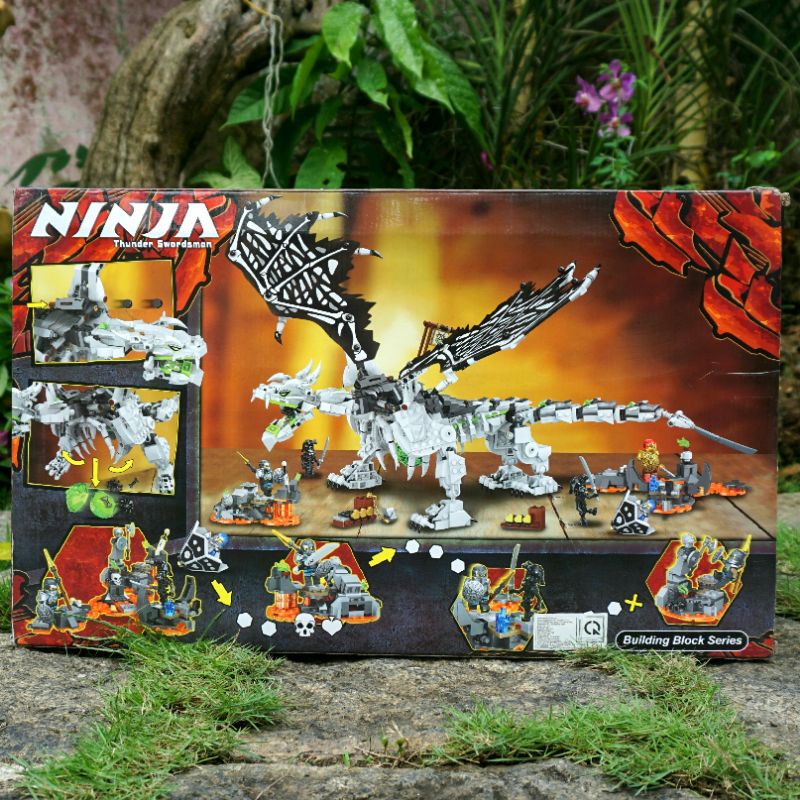 Lắp ráp LARI 11556 | 71721 Skull Sorcerer's Dragon | 1193 chi tiết