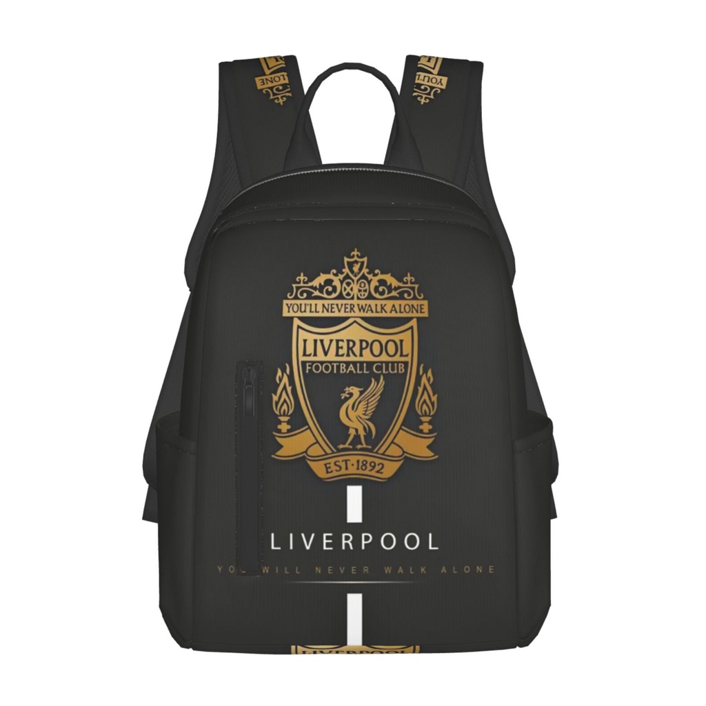 Balo Đeo Vai Cỡ Lớn Siêu Nhẹ In Logo Liverpool Thời Trang Cho Học Sinh