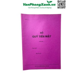 Sổ quỹ tiền mặt mỏng